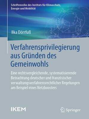 cover image of Verfahrensprivilegierung aus Gründen des Gemeinwohls